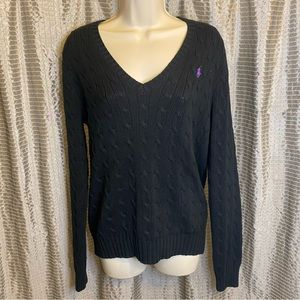 Ralph Lauren Sport V-Neck Pullover Sweater Large